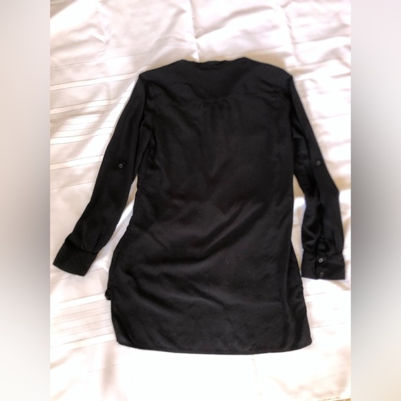 Smart Set Black Button-Up Blouse - Picture 8 of 13